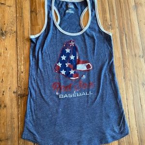 Red sox womens baseball tank